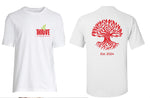 Gildan® - DryBlend® 50 Cotton/50 Poly T-Shirt white screen printed red